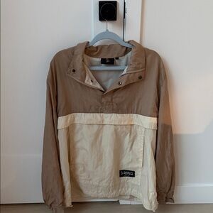 Columbia Beige and Cream Pullover Jacket